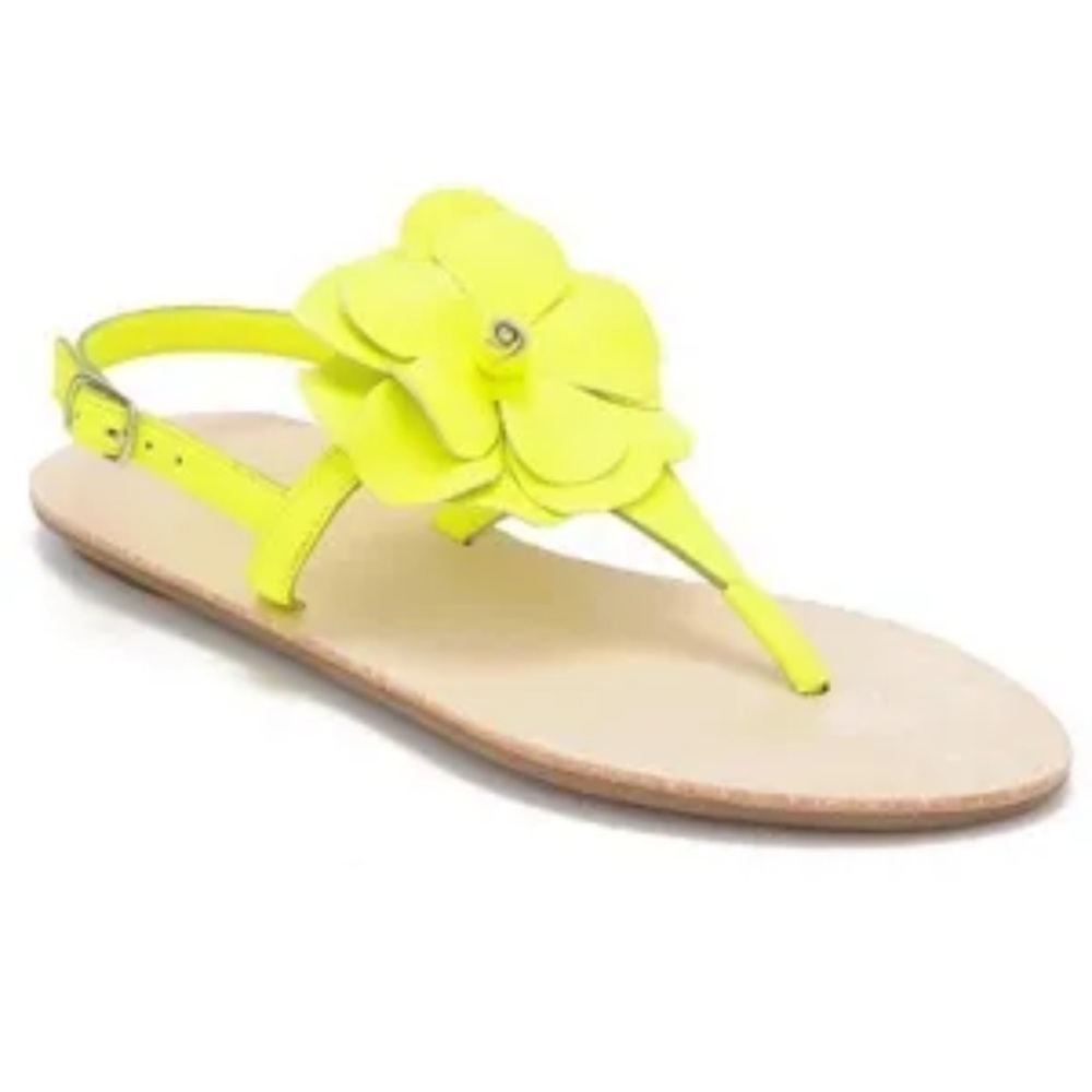 Loeffler Randall Serafina Flower Plank Sandal in Acid